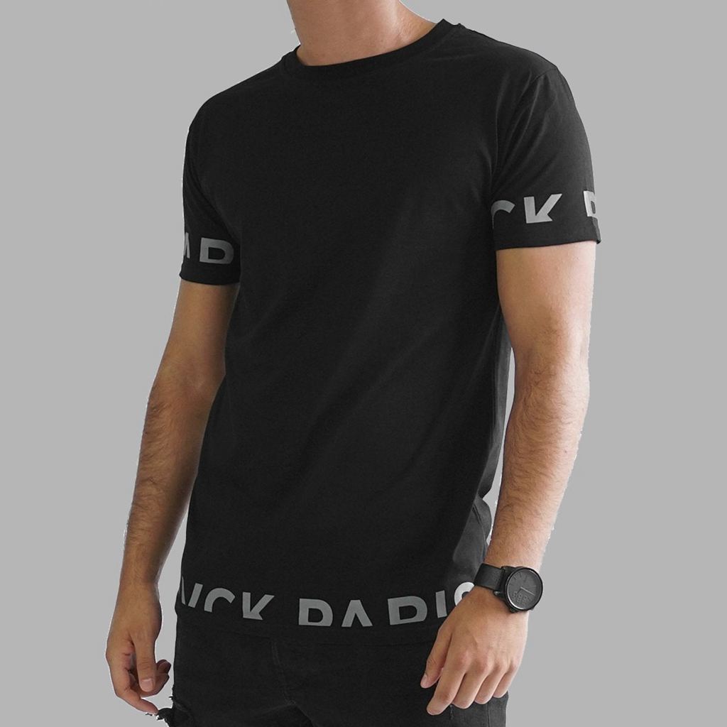 Black Blvck Pattern Tee Singapore | 952480-BHR