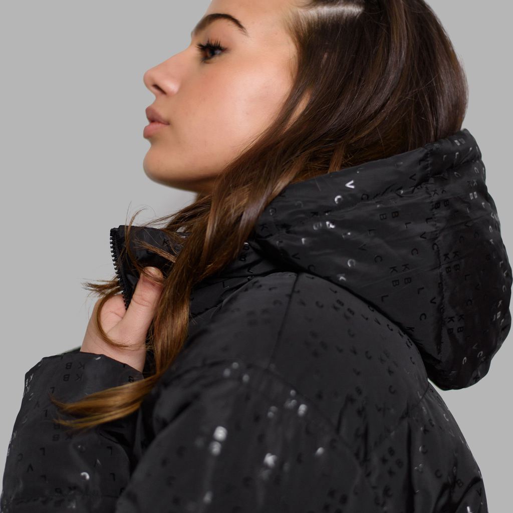 Black Blvck Reversible Puffer Coat Singapore | 186492-ONL