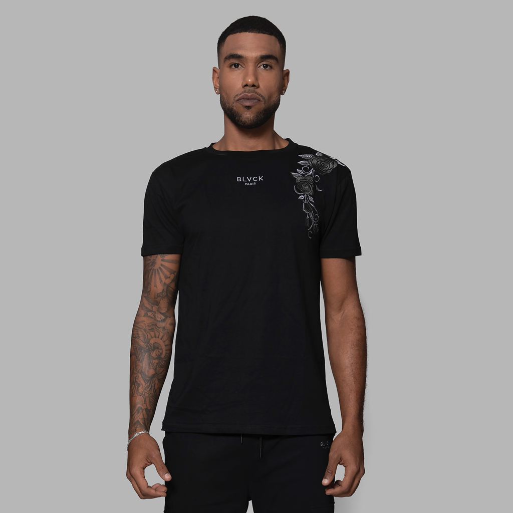 Black Blvck Romance Tee Singapore | 629804-JRM