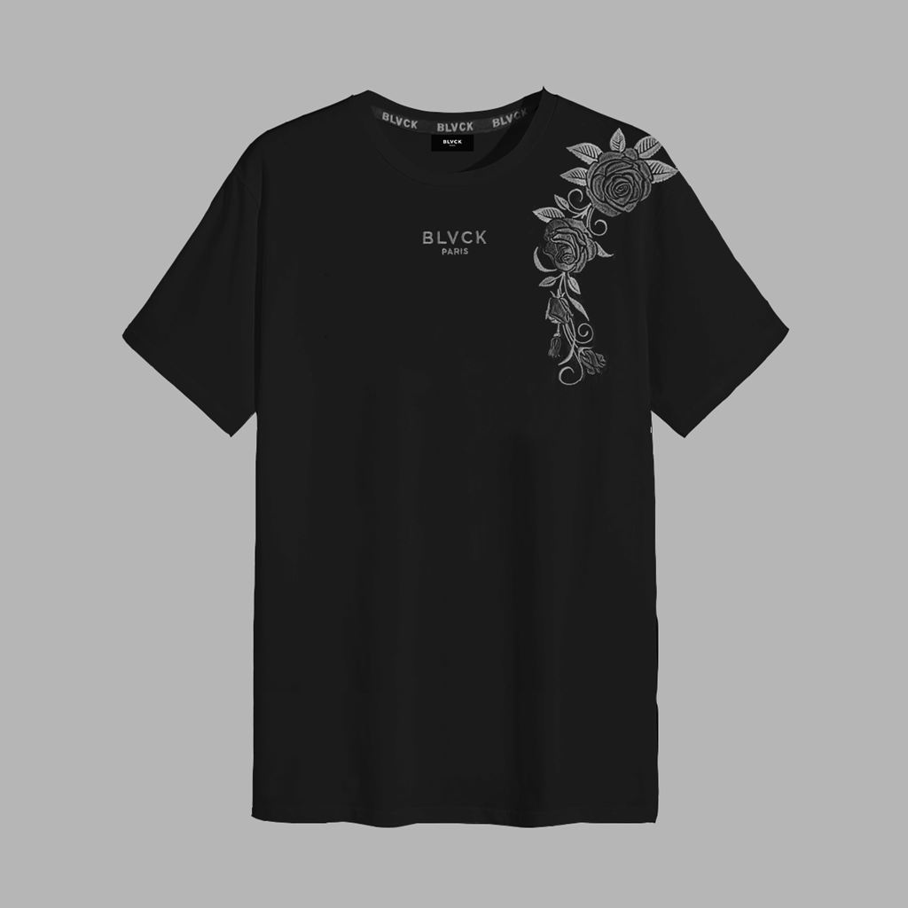 Black Blvck Romance Tee Singapore | 629804-JRM