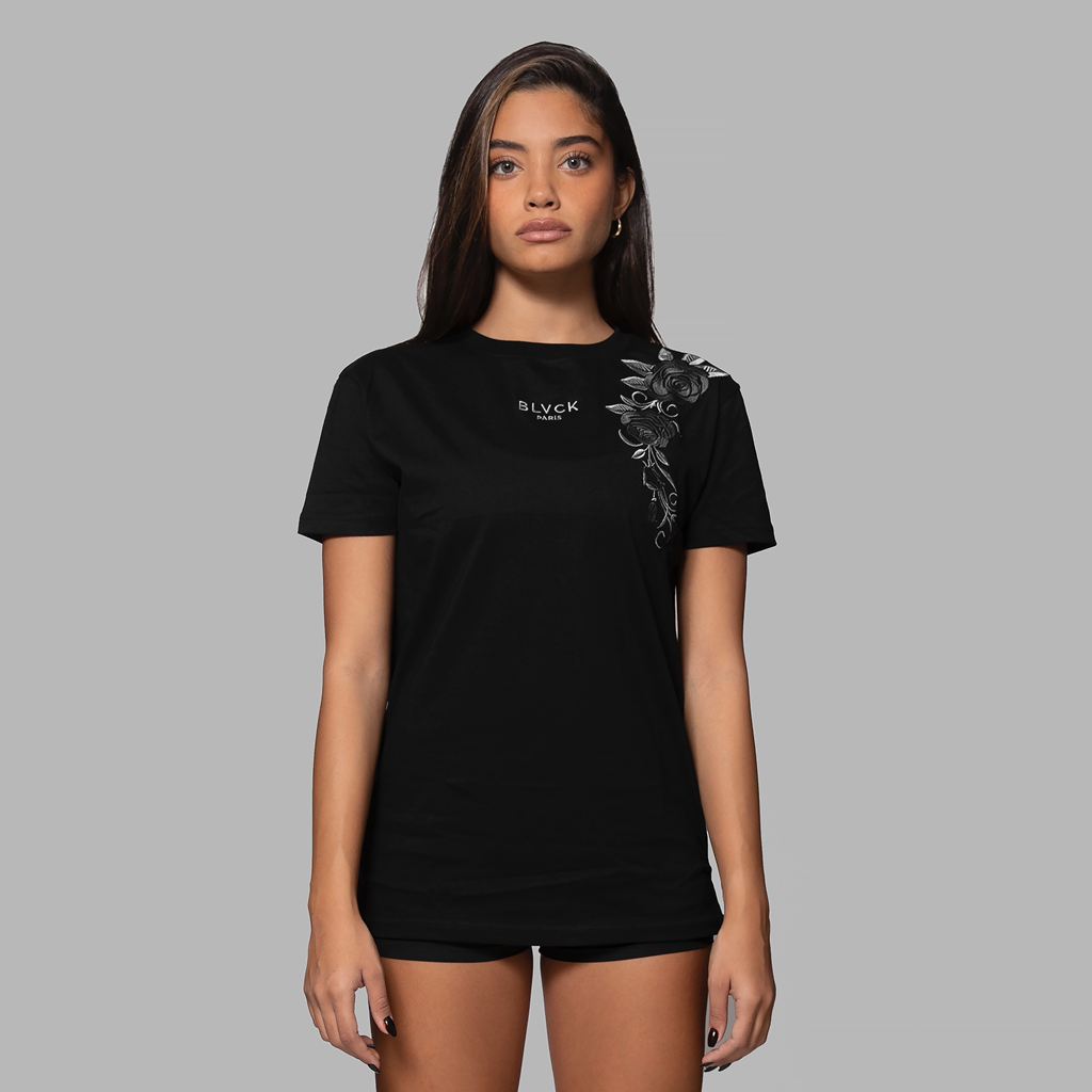 Black Blvck Romance Tee Singapore | 981054-IEP