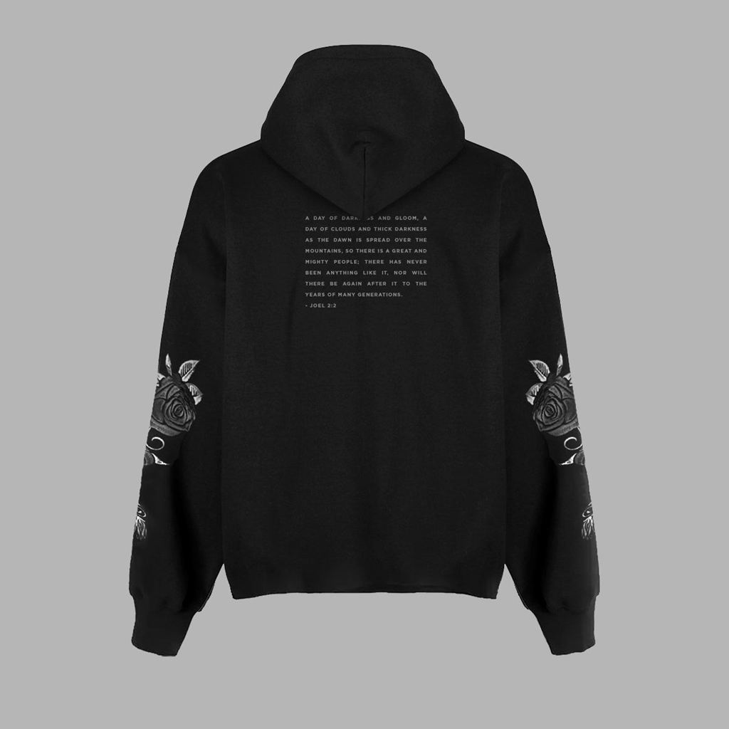 Black Blvck Roses Hoodie Singapore | 035217-OPM