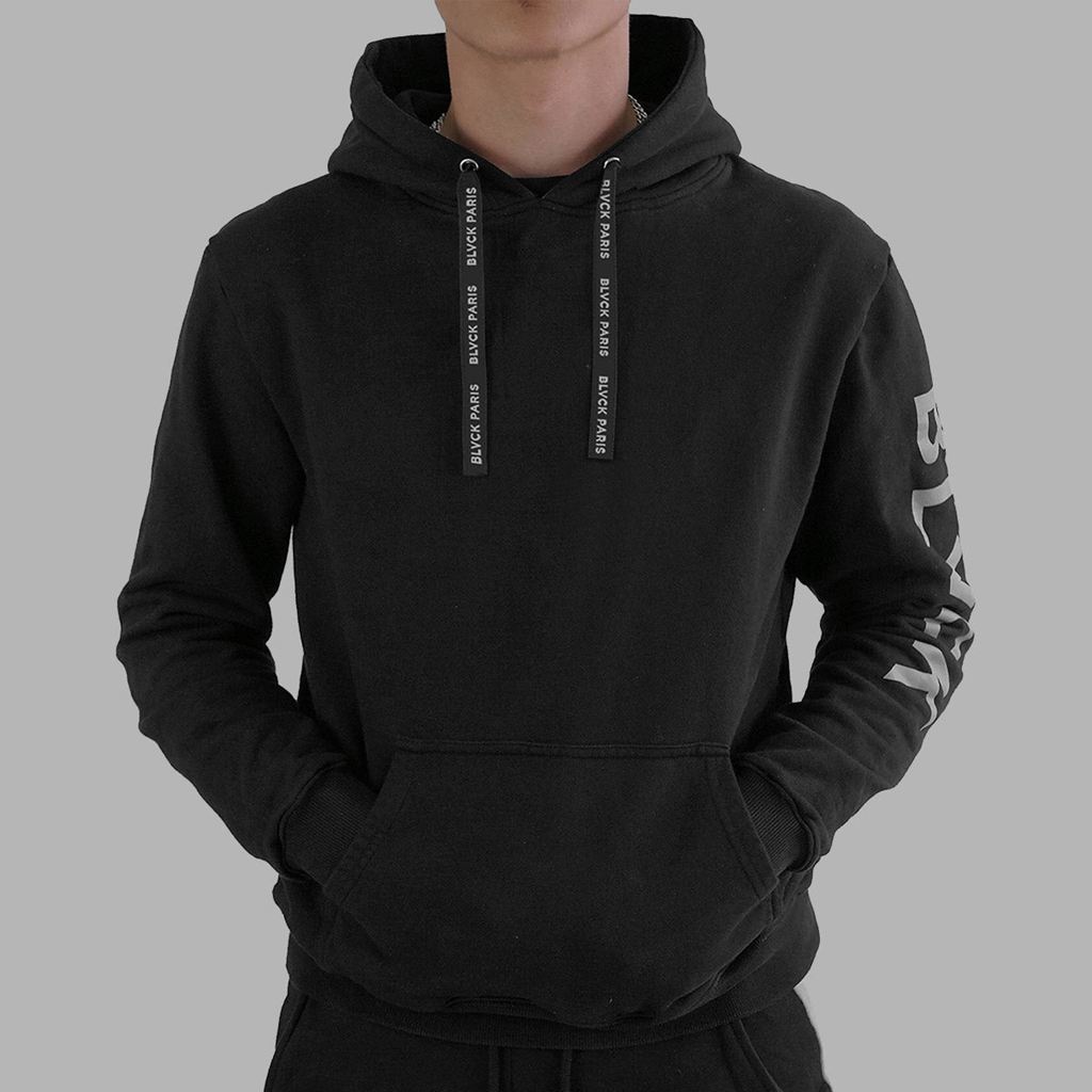 Black Blvck Signature Hoodie Singapore | 672438-TGF