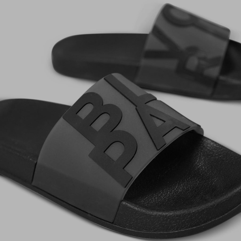 Black Blvck Signature Slides Singapore | 520847-VQW