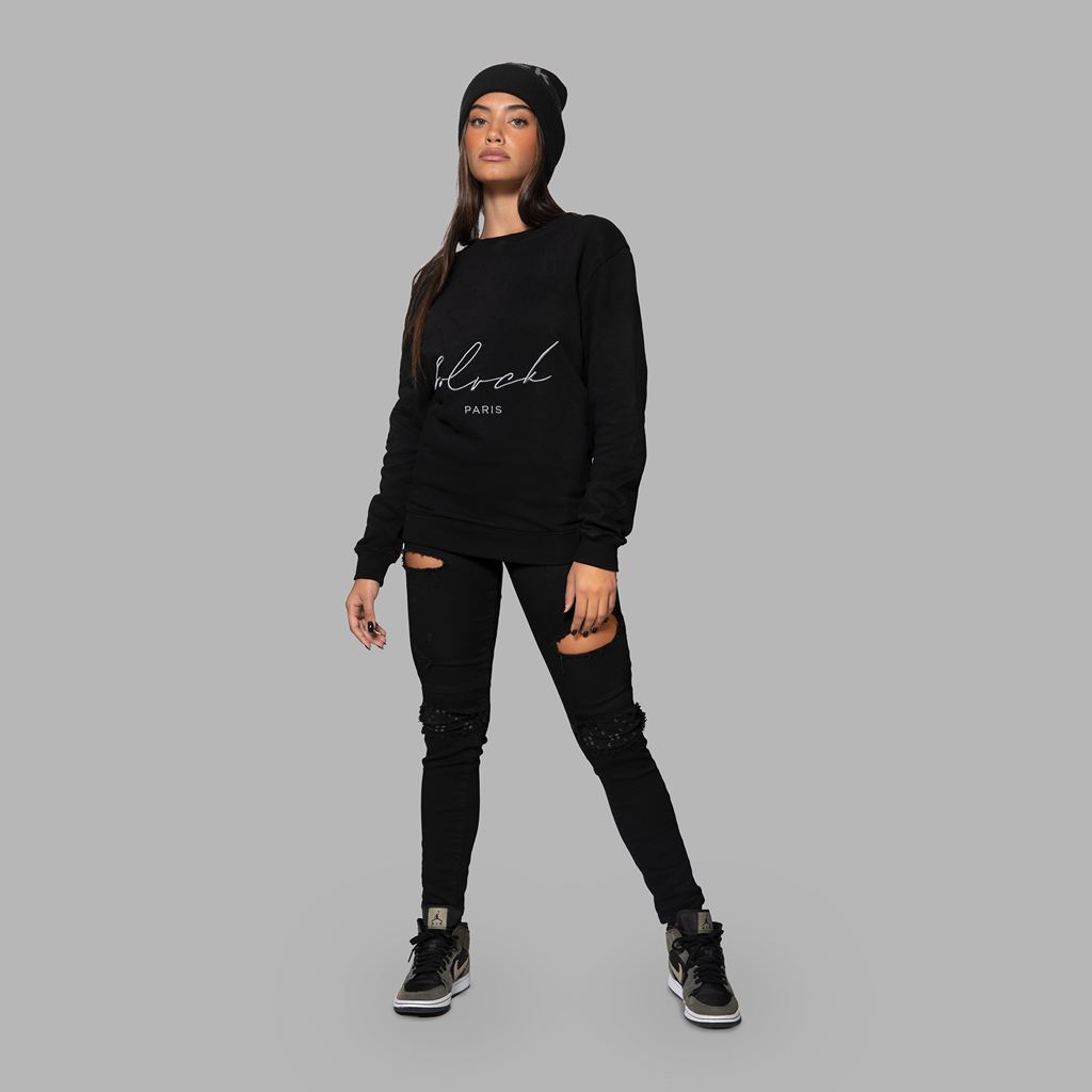 Black Blvck Signature Sweater Singapore | 678309-KPD