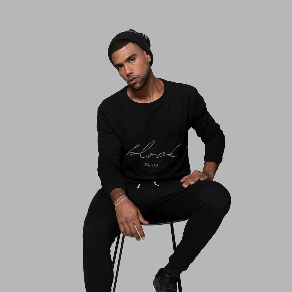 Black Blvck Signature Sweater Singapore | 689301-TQJ