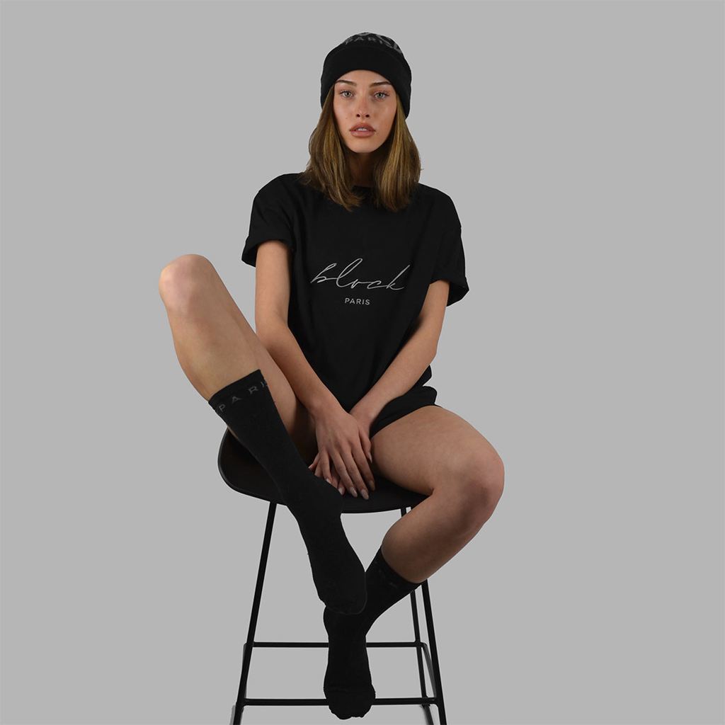 Black Blvck Signature Tee Singapore | 346852-XYE