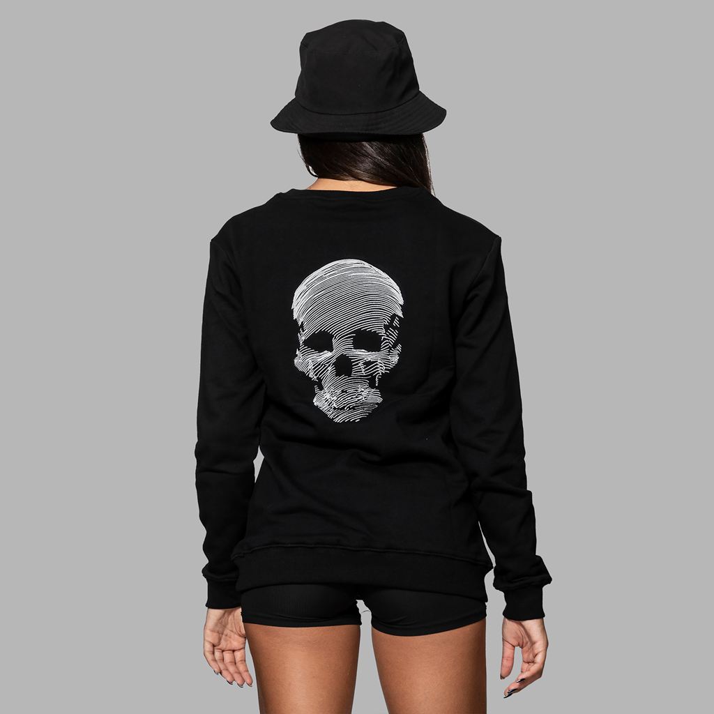 Black Blvck Skull Sweater Singapore | 526719-ZFC