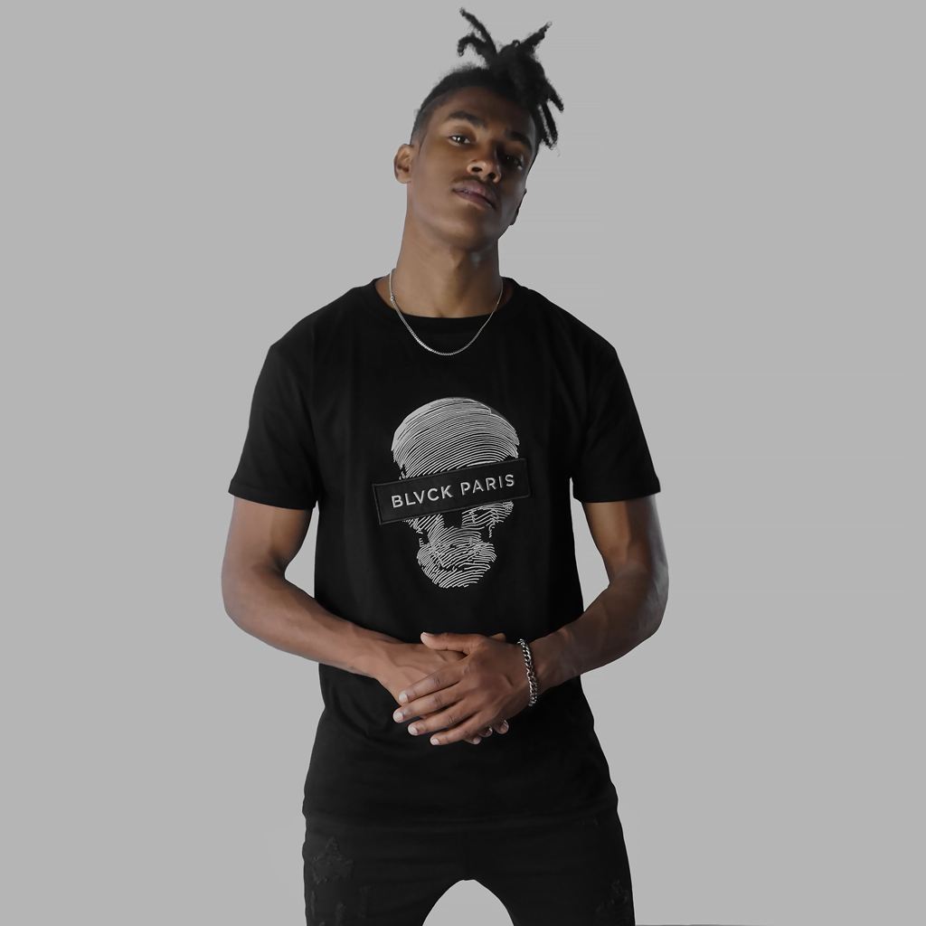 Black Blvck Skull Tee Singapore | 845796-ZFK