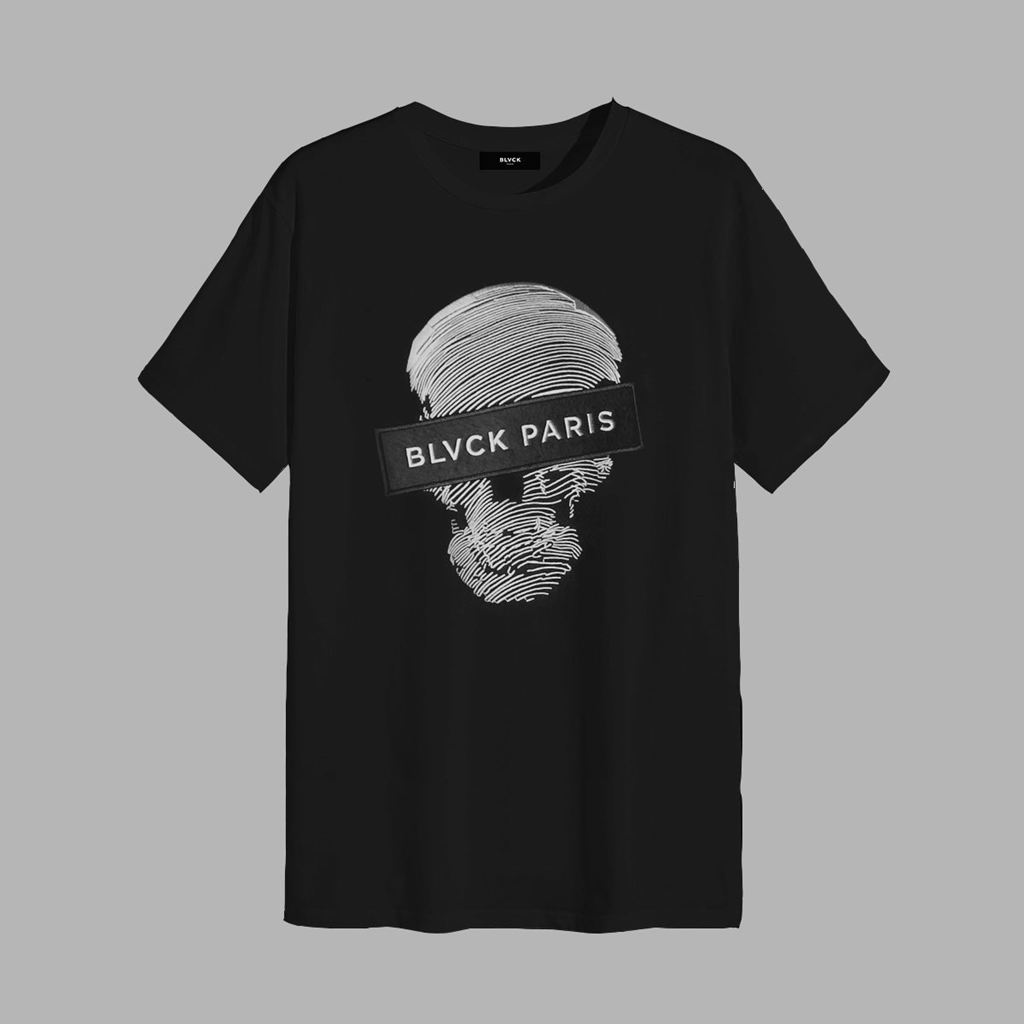 Black Blvck Skull Tee Singapore | 845796-ZFK