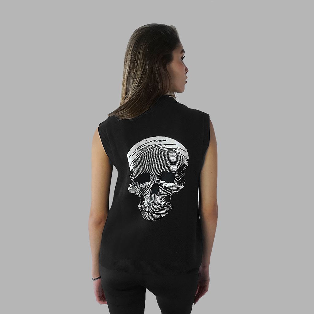 Black Blvck Skull Vest Singapore | 810236-HIO