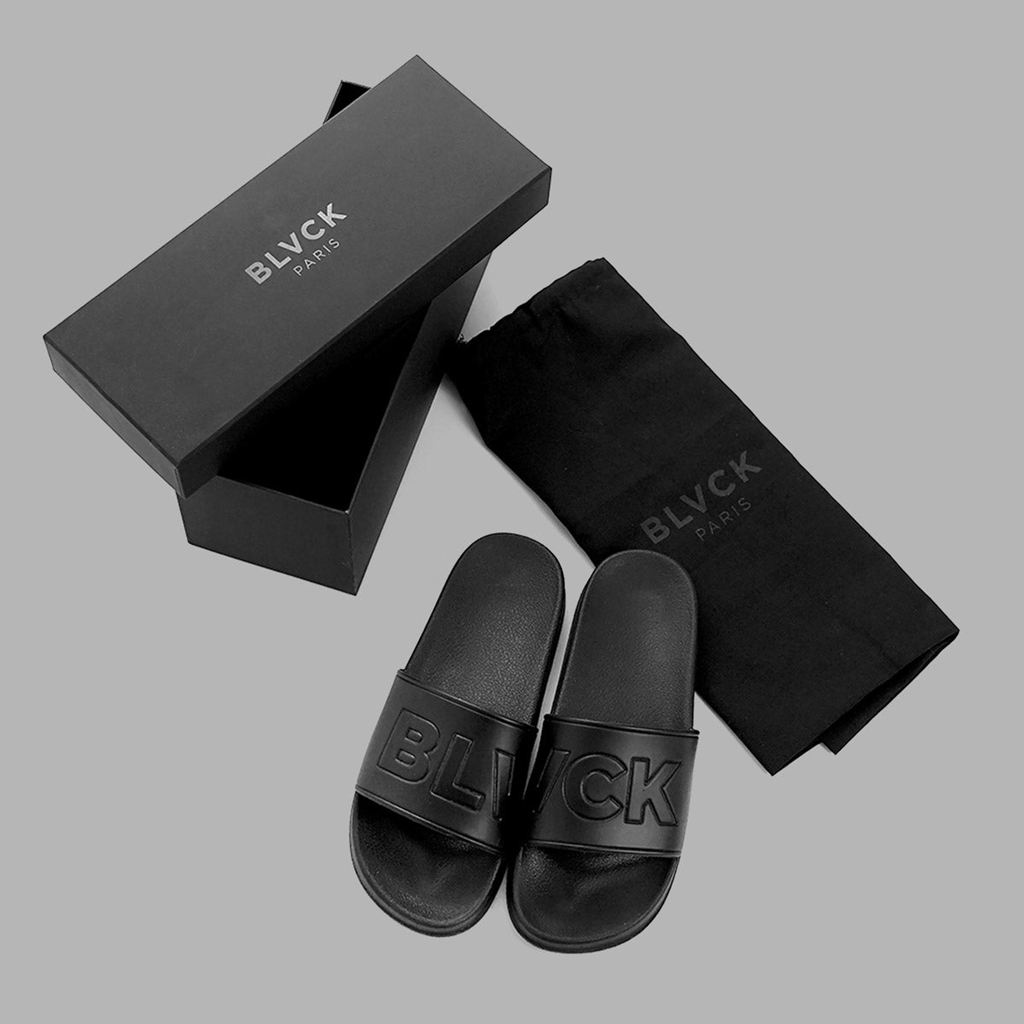 Black Blvck Slides Singapore | 156409-LPA