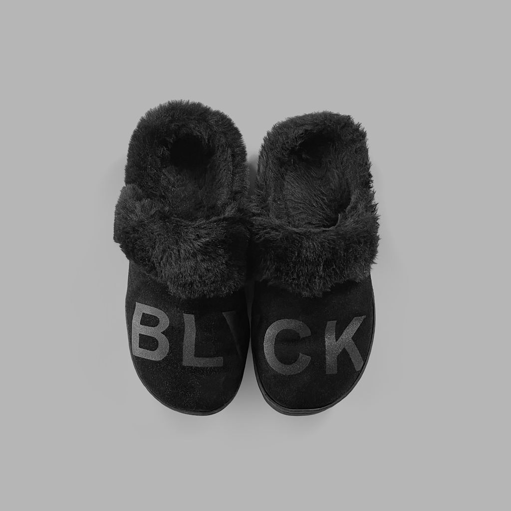 Black Blvck Slippers Singapore | 240371-EGV