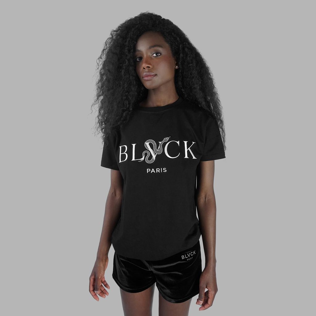 Black Blvck Snake Bold Tee Singapore | 187395-AMS