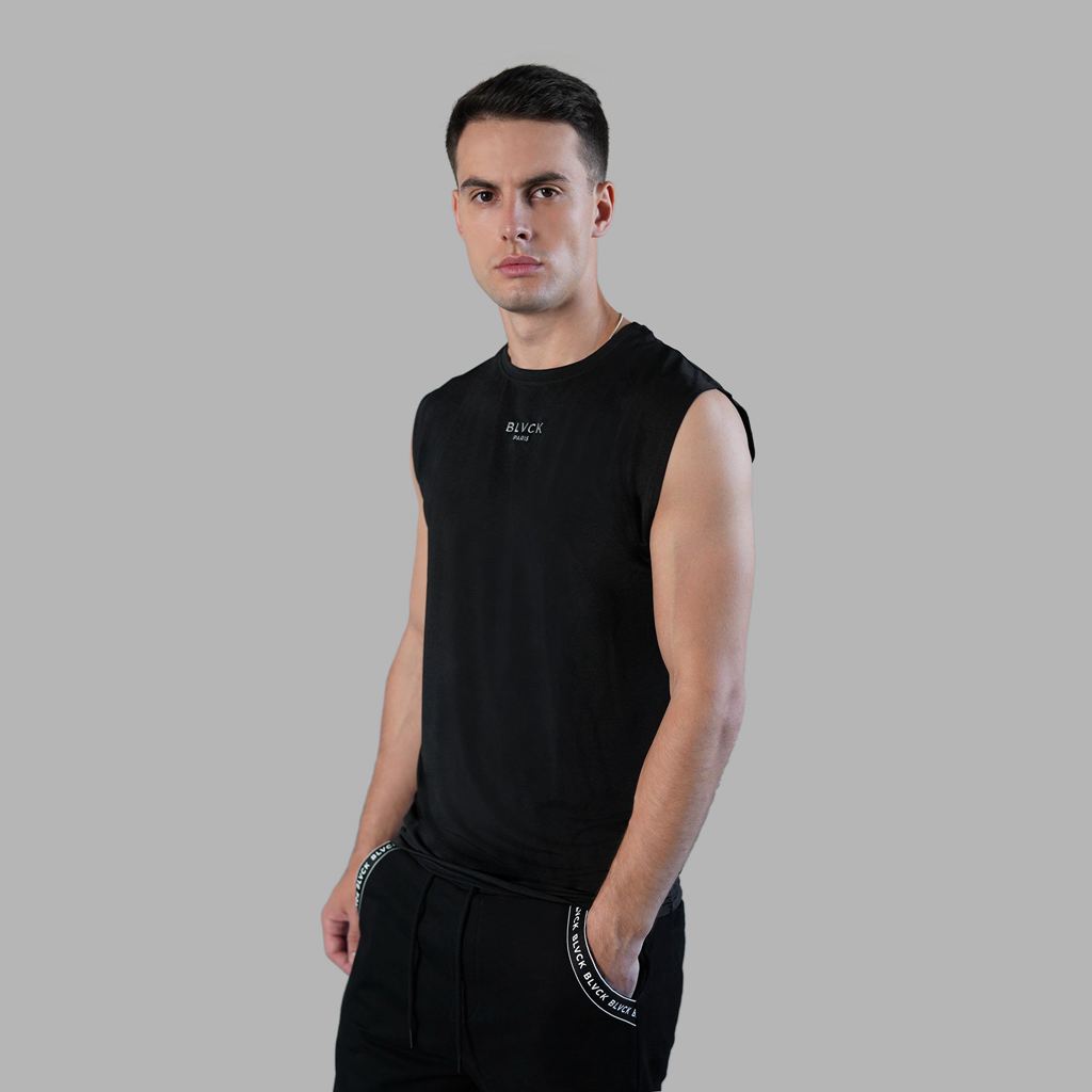 Black Blvck Sport Tank Top Singapore | 103467-BAL