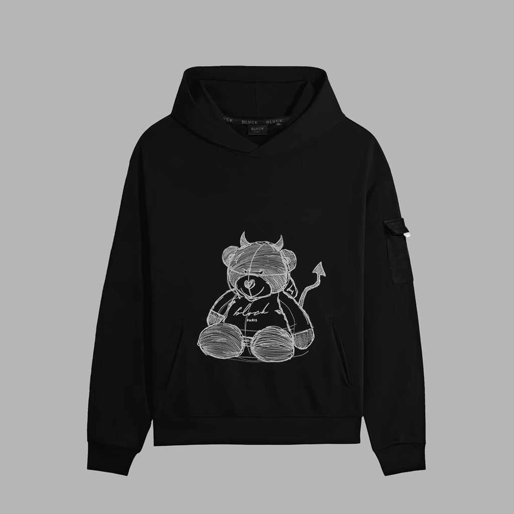 Black Blvck Teddy Hoodie Singapore | 829173-VQB