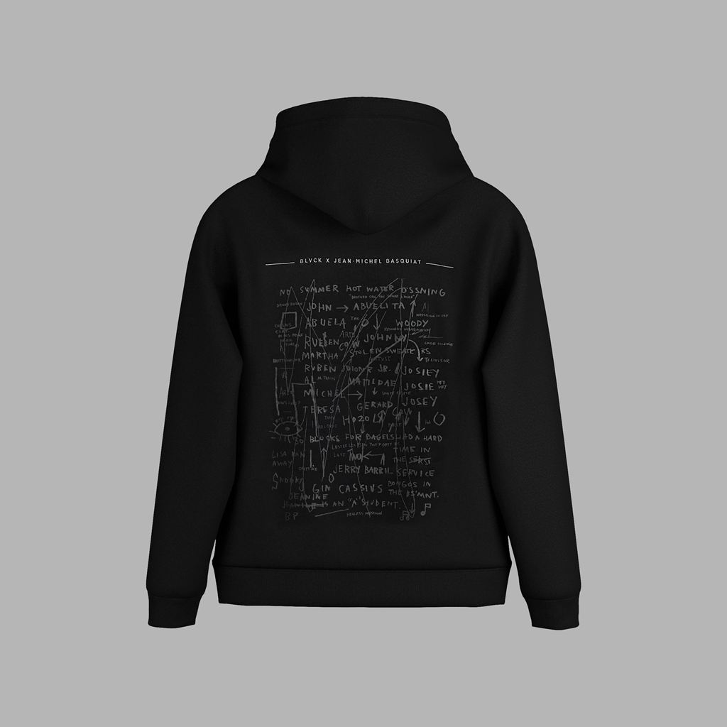 Black Blvck x Basquiat 'Crown' Hoodie Singapore | 745913-BHD