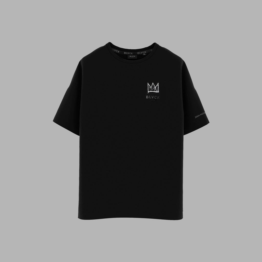 Black Blvck x Basquiat 'Crown' Tee Singapore | 295701-XZR