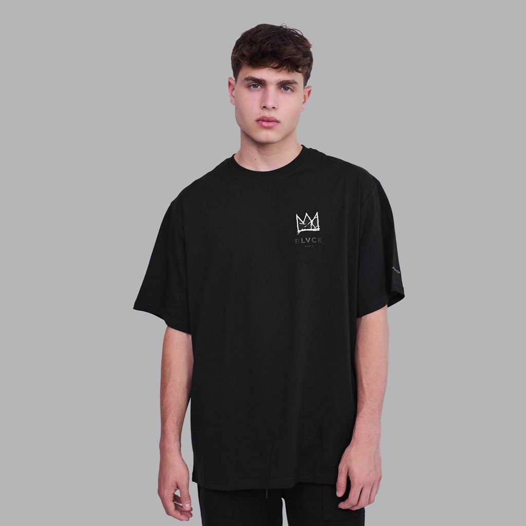 Black Blvck x Basquiat 'Crown' Tee Singapore | 295701-XZR