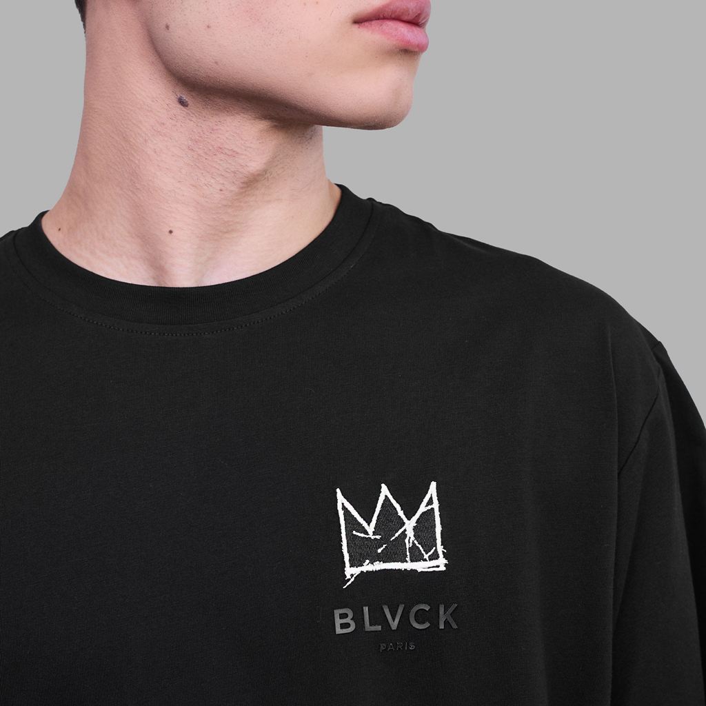 Black Blvck x Basquiat 'Crown' Tee Singapore | 295701-XZR