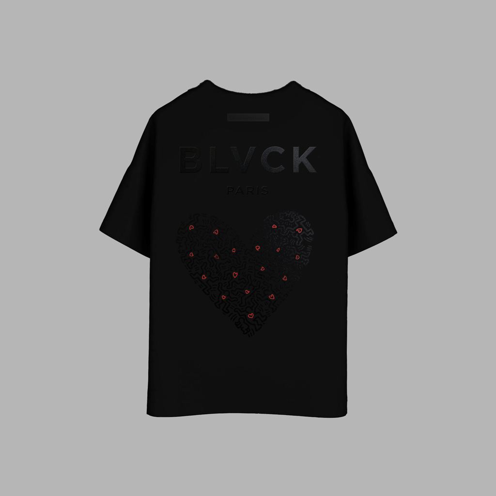 Black Blvck x Keith Haring' Heart Tee Singapore | 067854-WYL