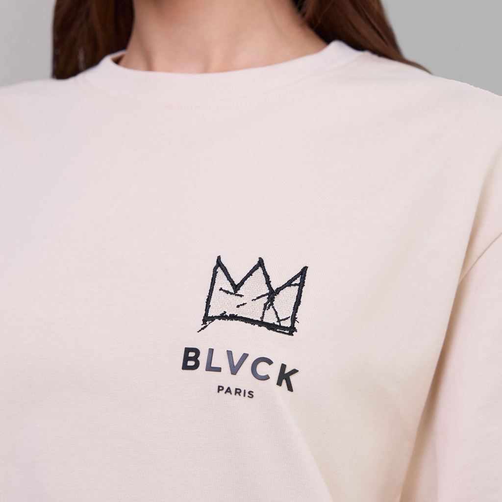 Cream Blvck x Basquiat 'Crown' Tee Singapore | 865273-XSE