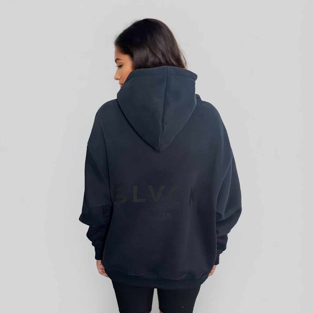 Dark Blue Blvck Shades Hoodie Singapore | 941762-BIU