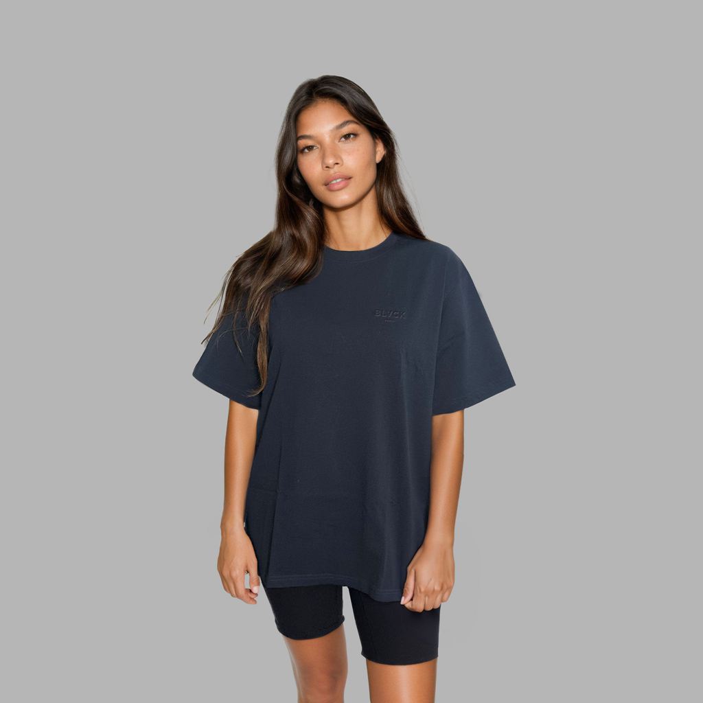 Dark Blue Blvck Shades Tee Singapore | 235940-ZVP