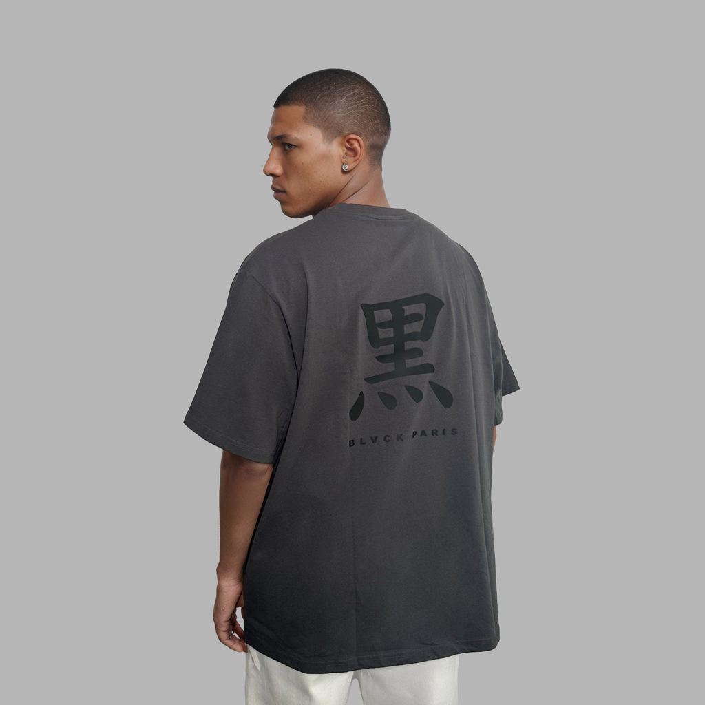 Dark Grey Blvck Japan Fusion' Tee Singapore | 381054-JUL