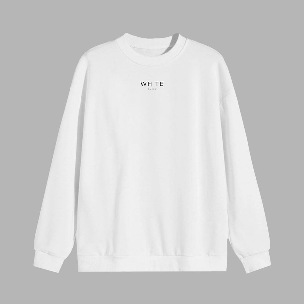 White Blvck Minimal Sweater Singapore | 039528-WLD