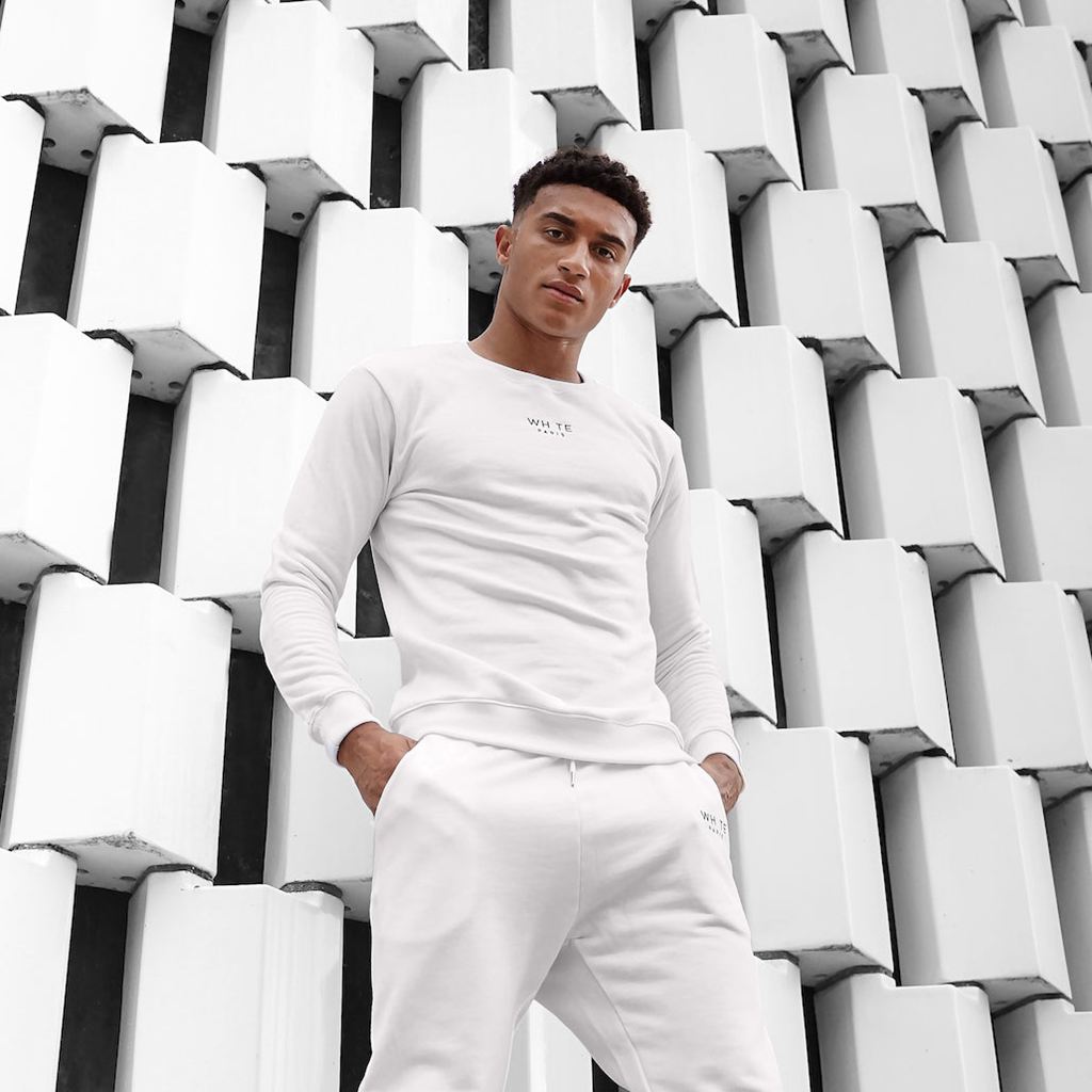 White Blvck Minimal Sweater Singapore | 960258-LHM