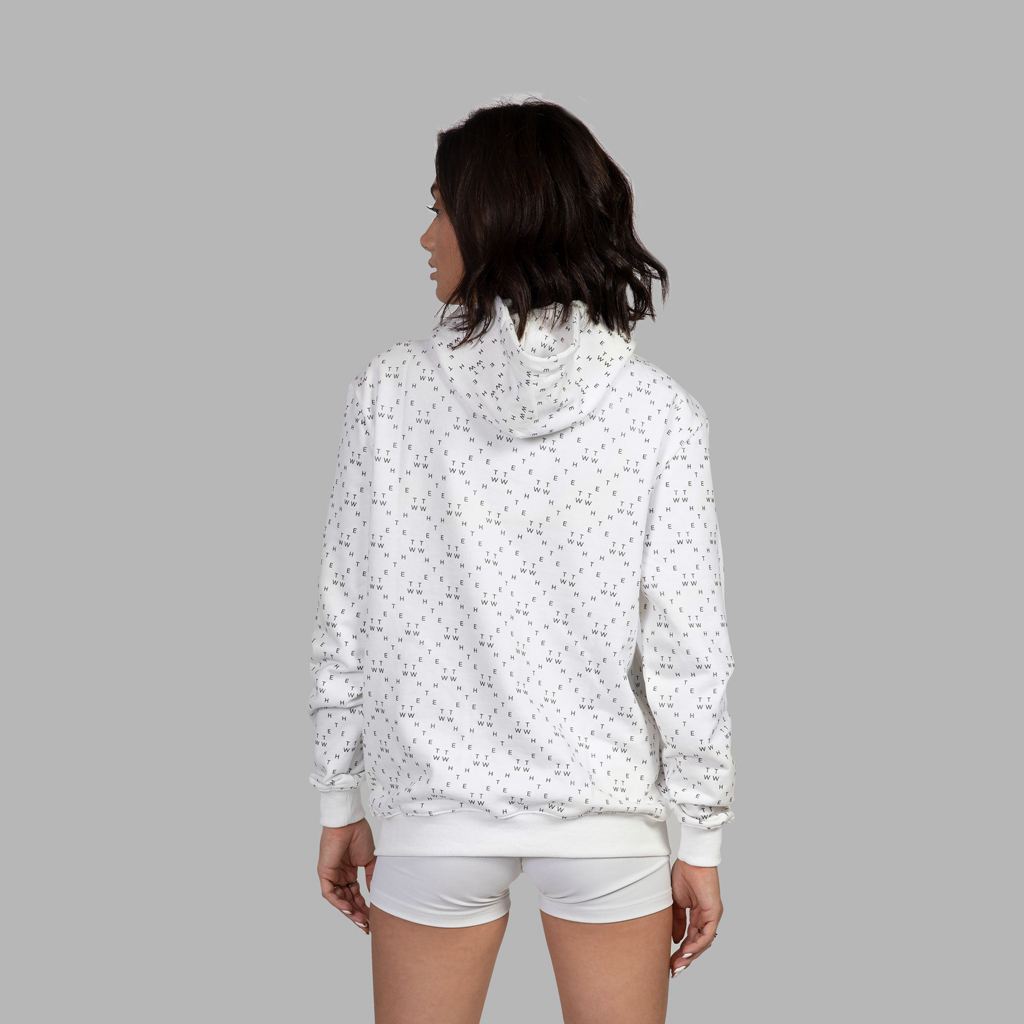 White Blvck Monogram Hoodie Singapore | 580391-NOW