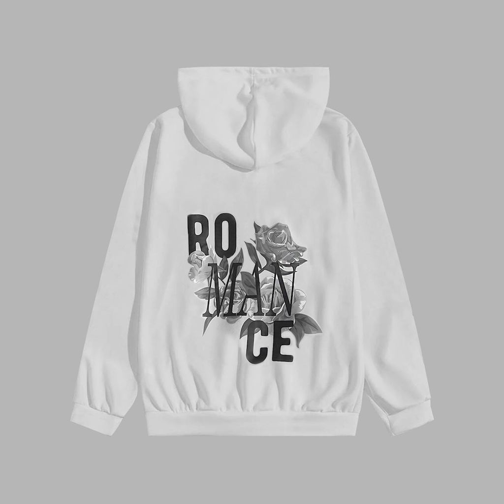 White Blvck Romance Zipper Hoodie Singapore | 654382-TGR