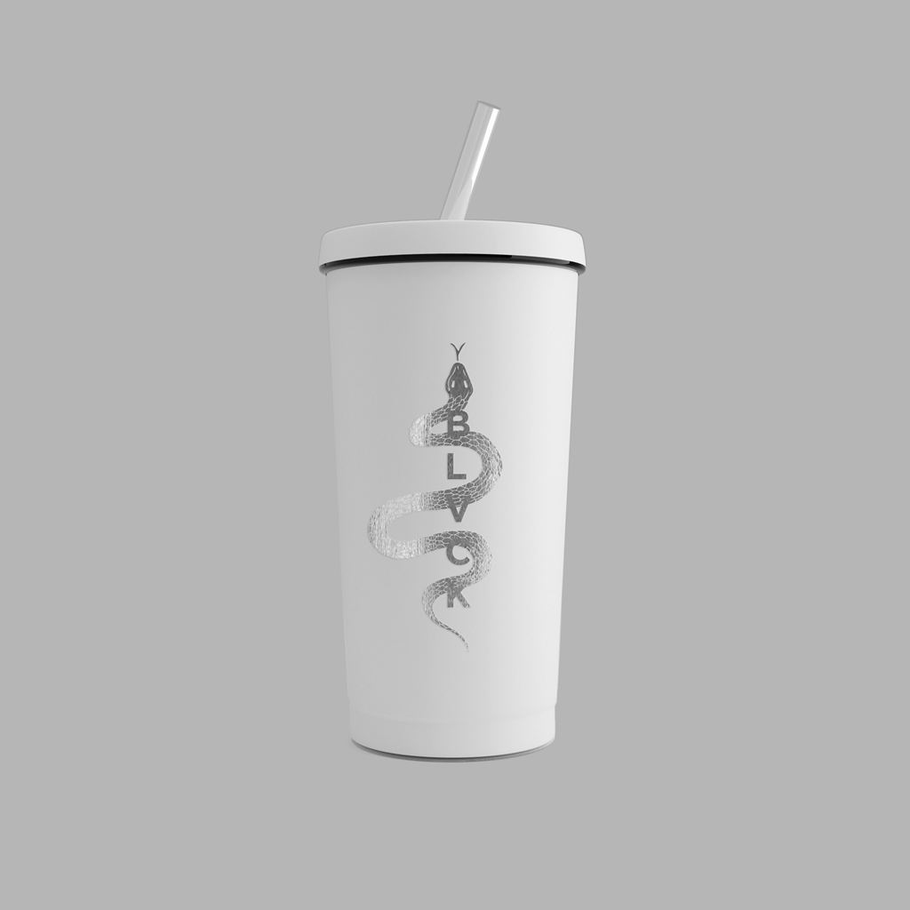 White Blvck Snake Tumbler Singapore | 736092-ZPD