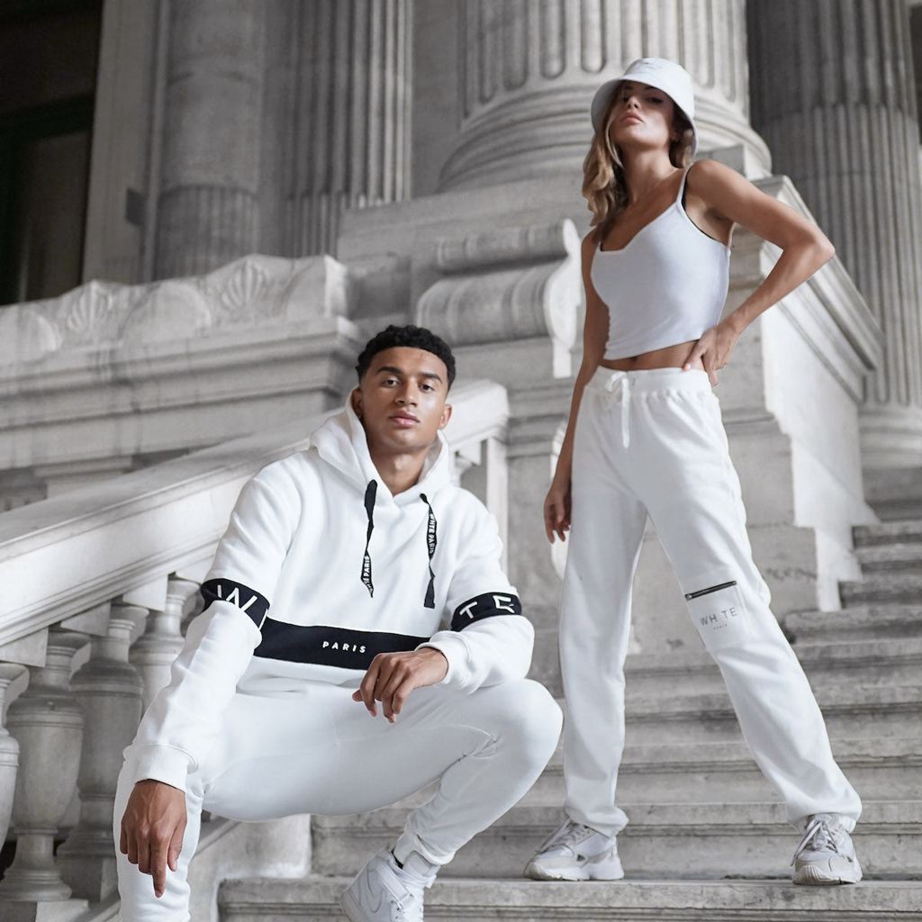 White Blvck Zip Pocket Sweatpants Singapore | 216705-LOY