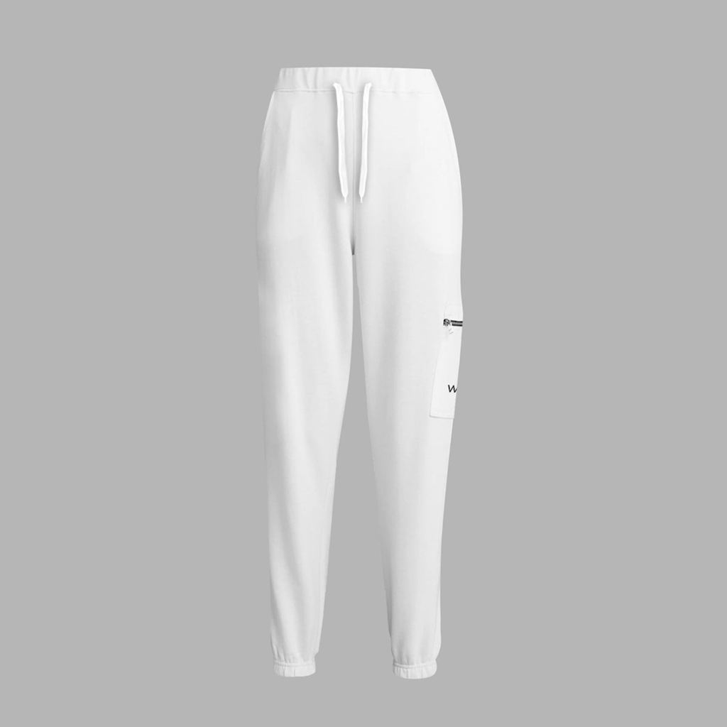 White Blvck Zip Pocket Sweatpants Singapore | 216705-LOY